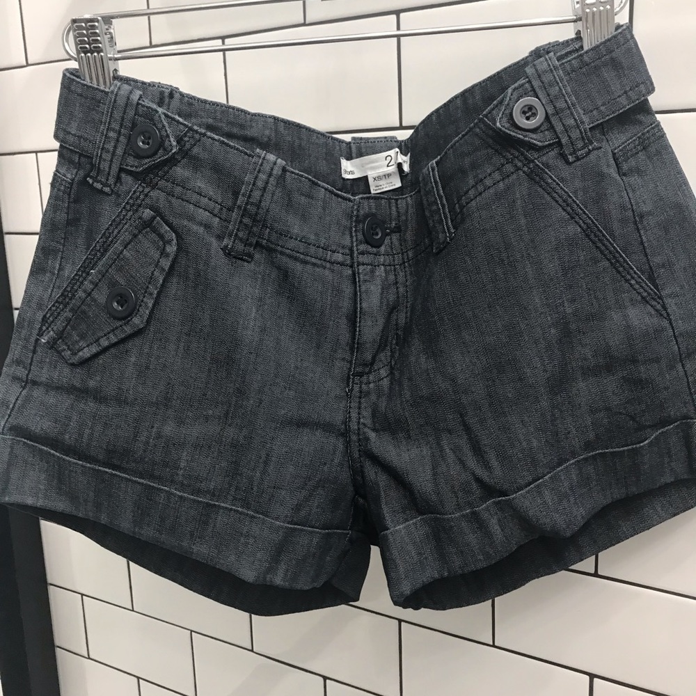 Denim shorts